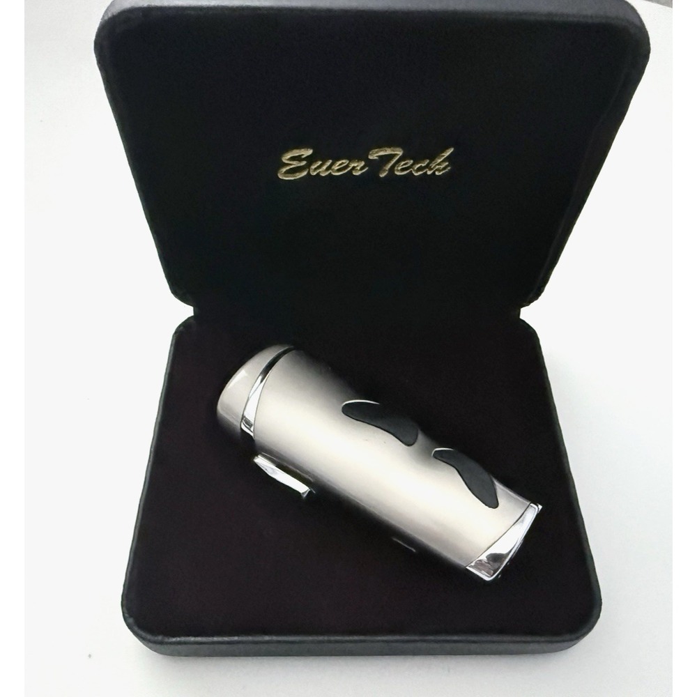 Torch Lighter, Cigar Lighter 3 Jet Flame, Refillable Butane Lighter, With Box - Picture 6 of 8